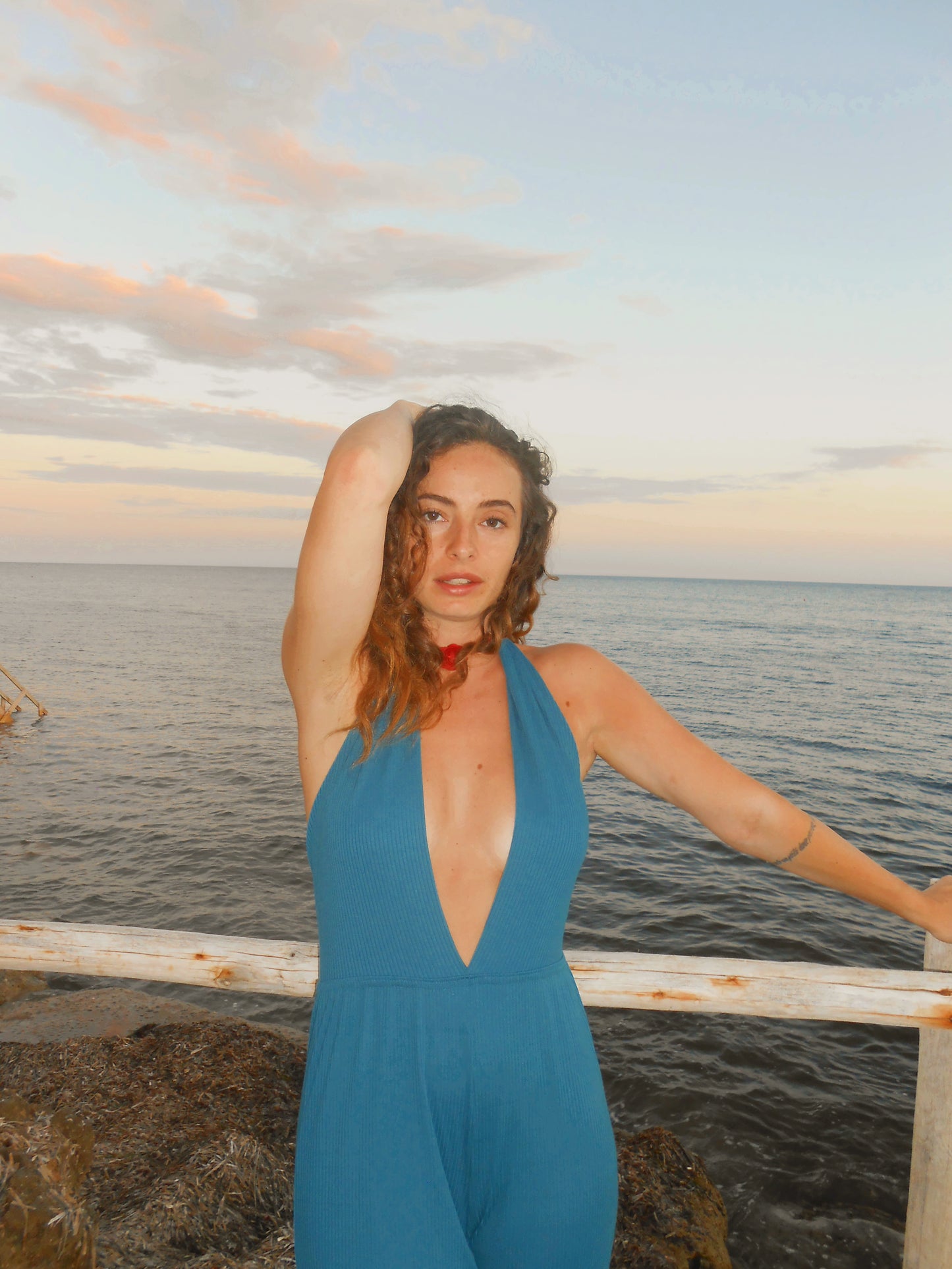 Leo Jumpsuit Blue Shades