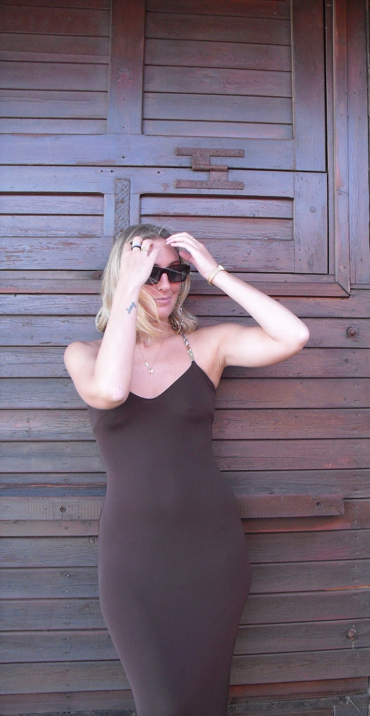 Libra dress Brown