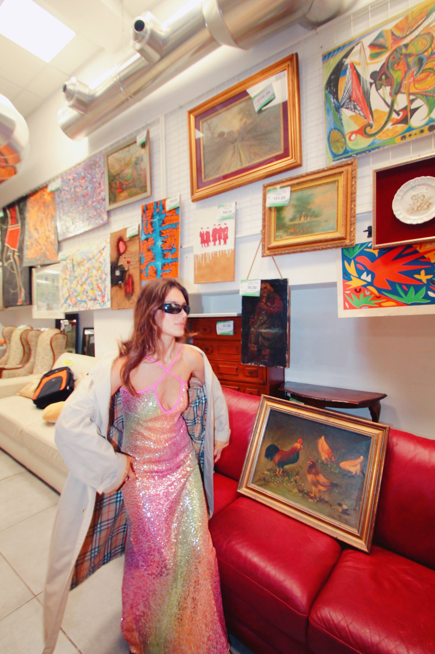 MERMAID PAILLETTES LONG DRESS