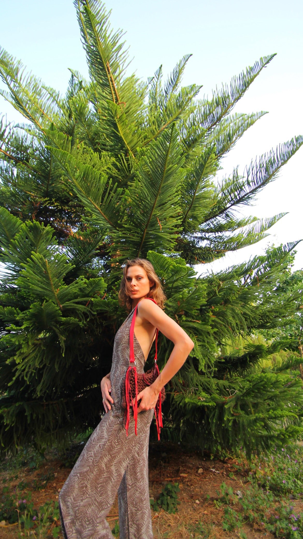 Leo Jumpsuit Palm print
