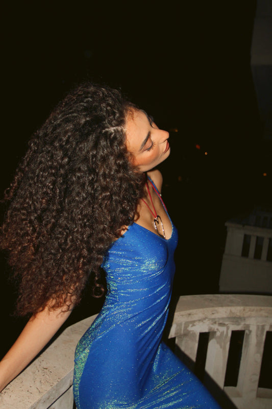 Mermaid Blue Dress