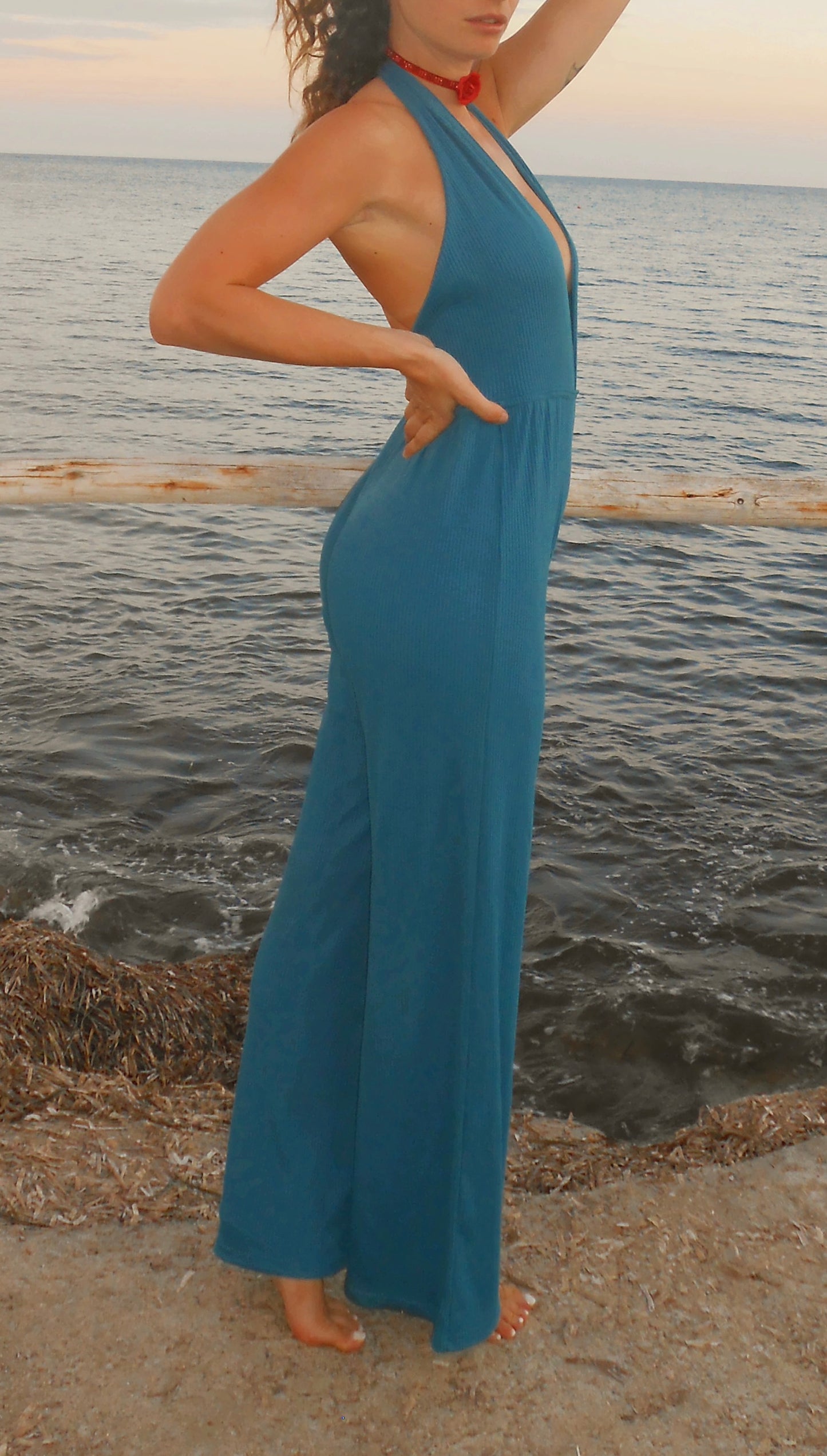 Leo Jumpsuit Blue Shades